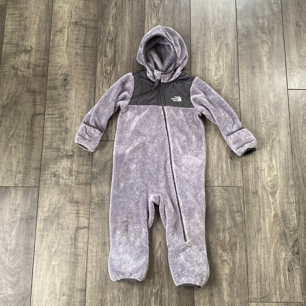 North Face baby fleece one piece